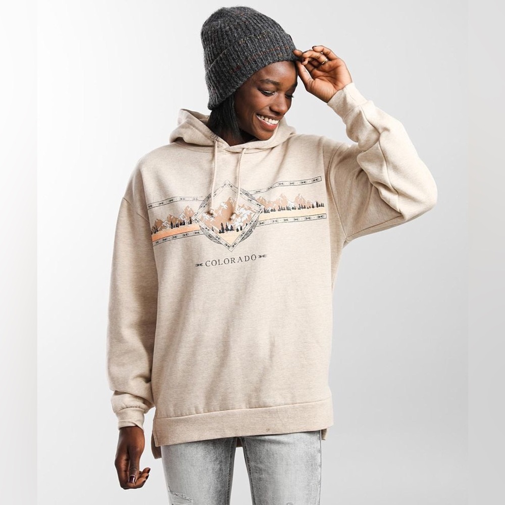 Modish Rebel Colorado Mountains Hooded Sweatshirt